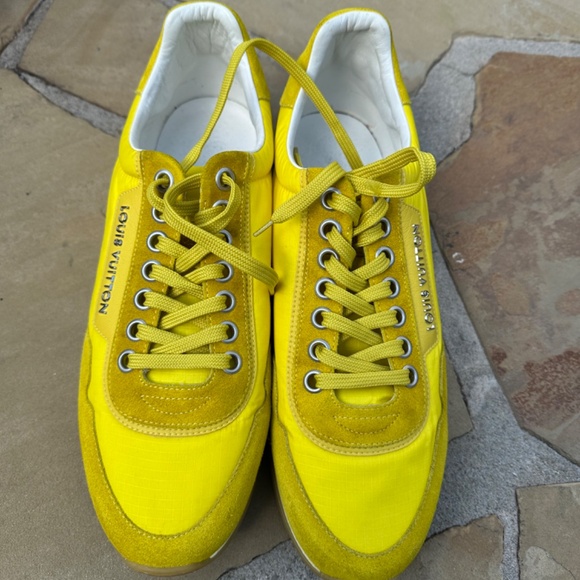 Vintage Louis Vuitton Shoes... Size 10 Yellow - Picture 3 of 4